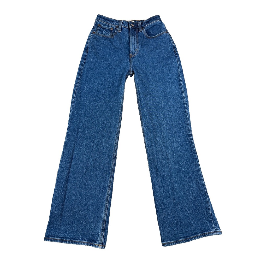 Abercrombie & Fitch Women's Jeans Size 25 Blue 90s Relaxed High Rise
